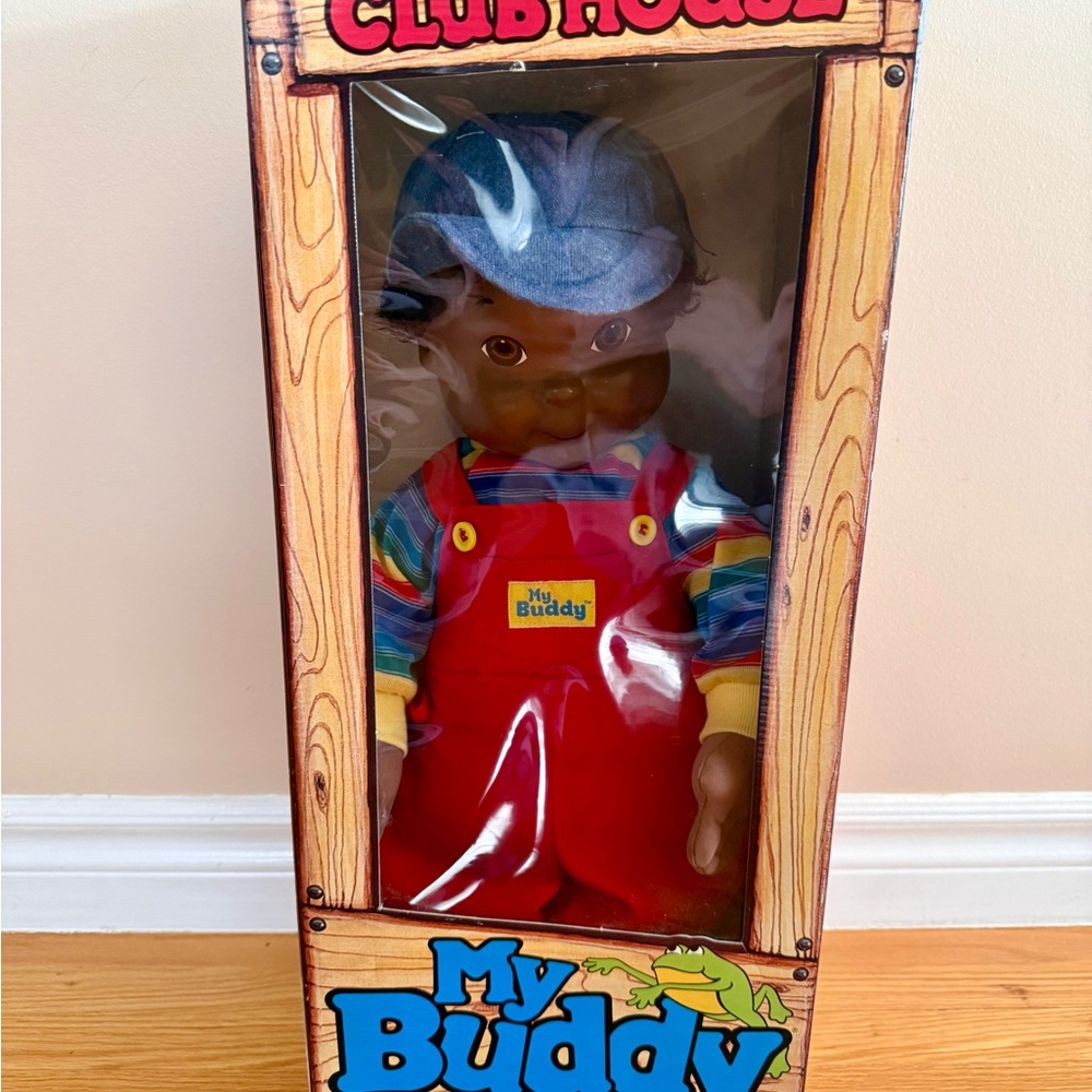 My Buddy Doll with Red Overalls